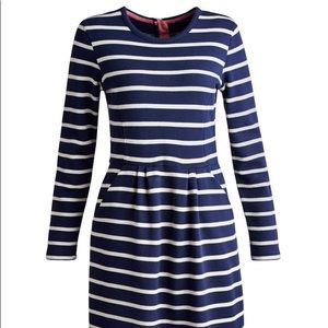Joules Women's Navy Blue Stripe Dress